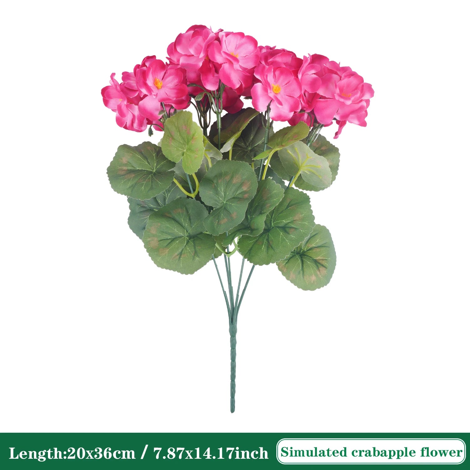 Artificial Begonia Silk Bouquet Bulk – 4/6Pcs