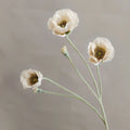 Artificial Poppy Stems – 65cm Long Faux Flowers for Wedding, DIY Decor