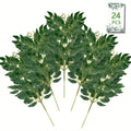 Artificial Italian Ruscus Greenery Stems Bulk – Realistic Faux Silk Leaf Vines