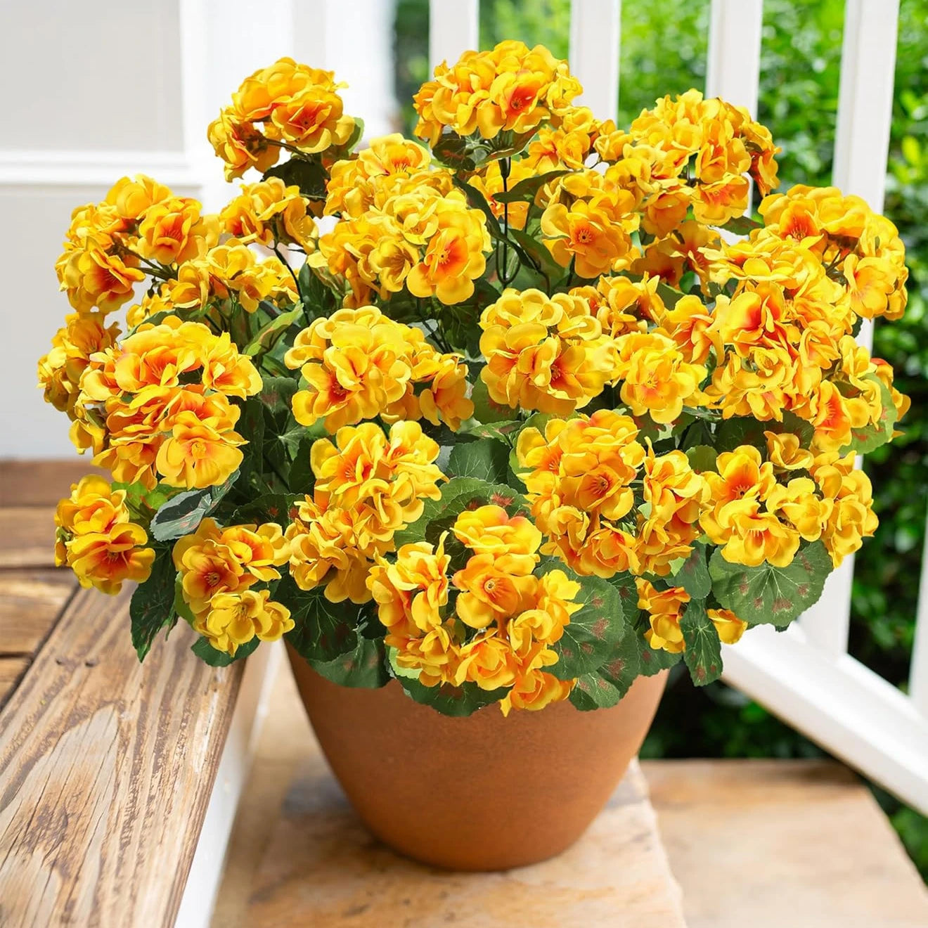 Artificial Begonia Flower Plant Bulk- Outdoor