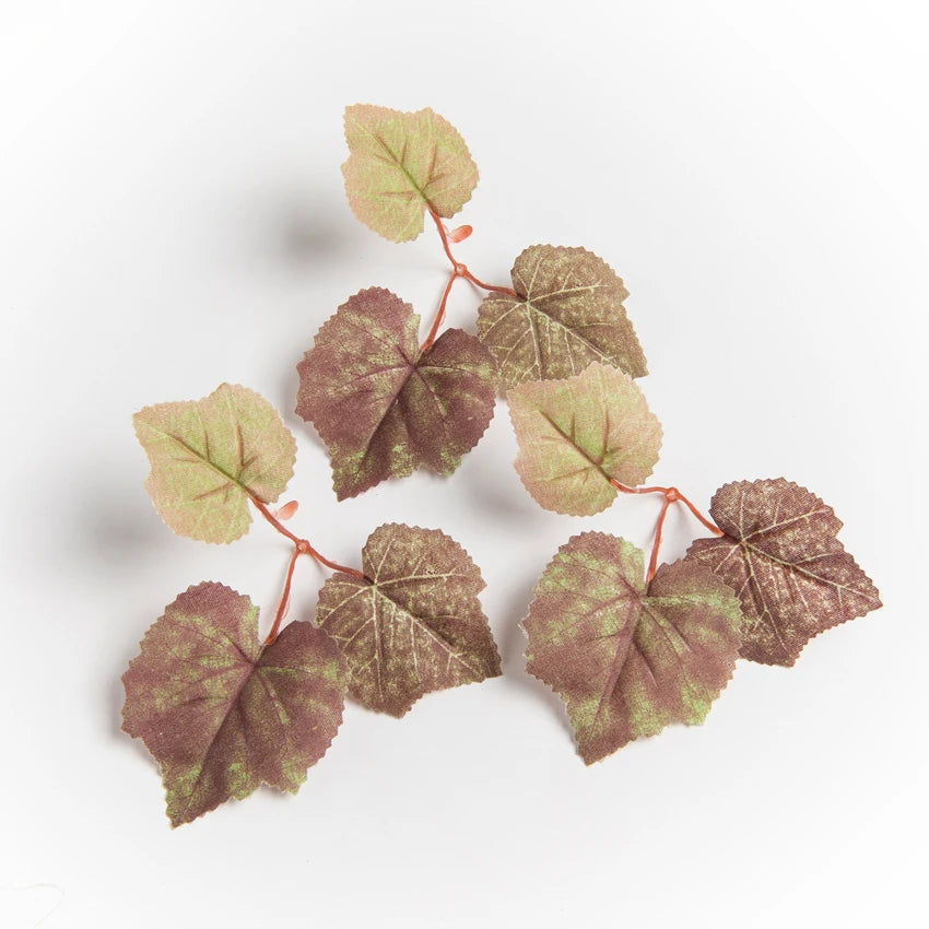 Artificial Grape Leaf Greenery – Silk Fake Leaves