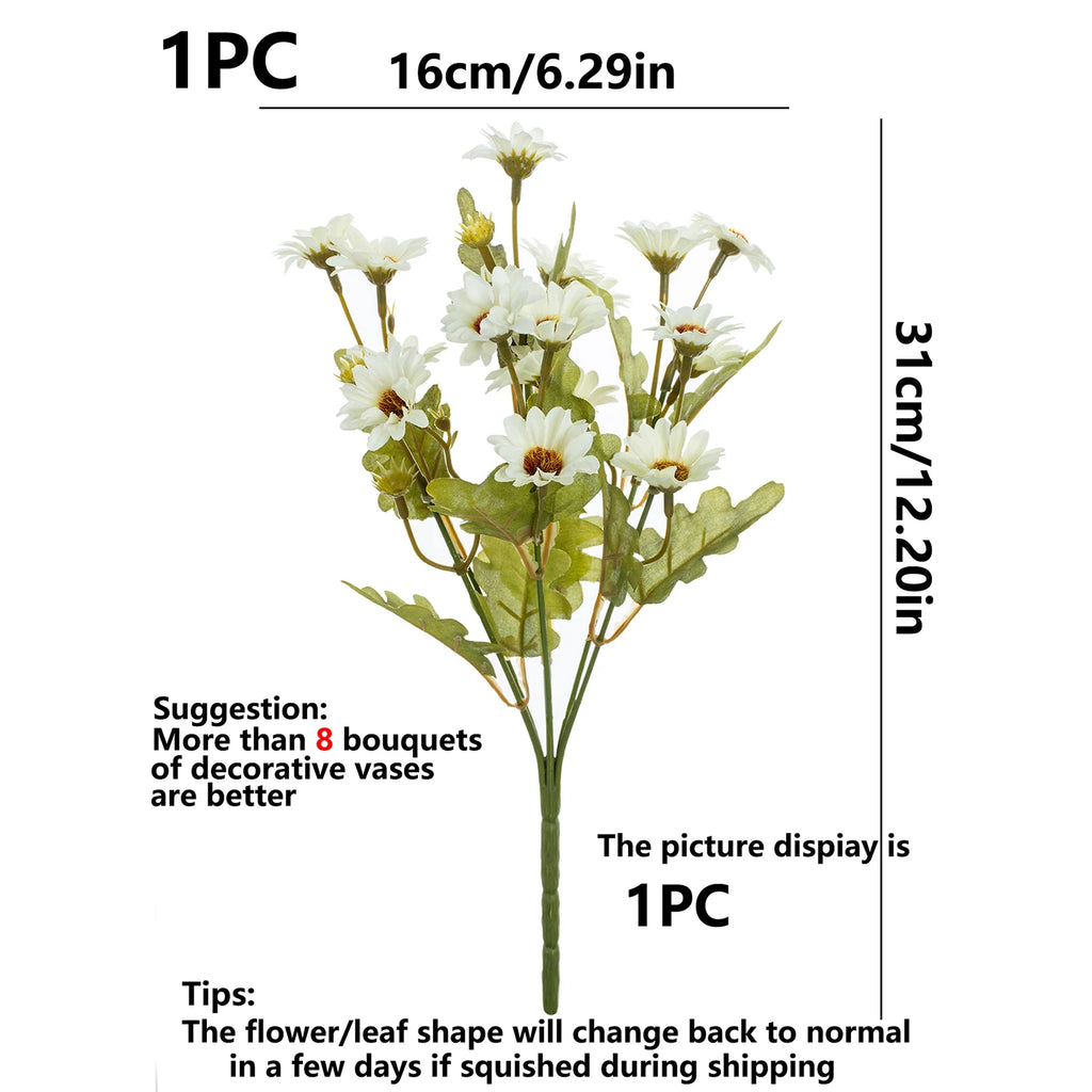 Bulk Artificial Daisy Outdoor Bushel