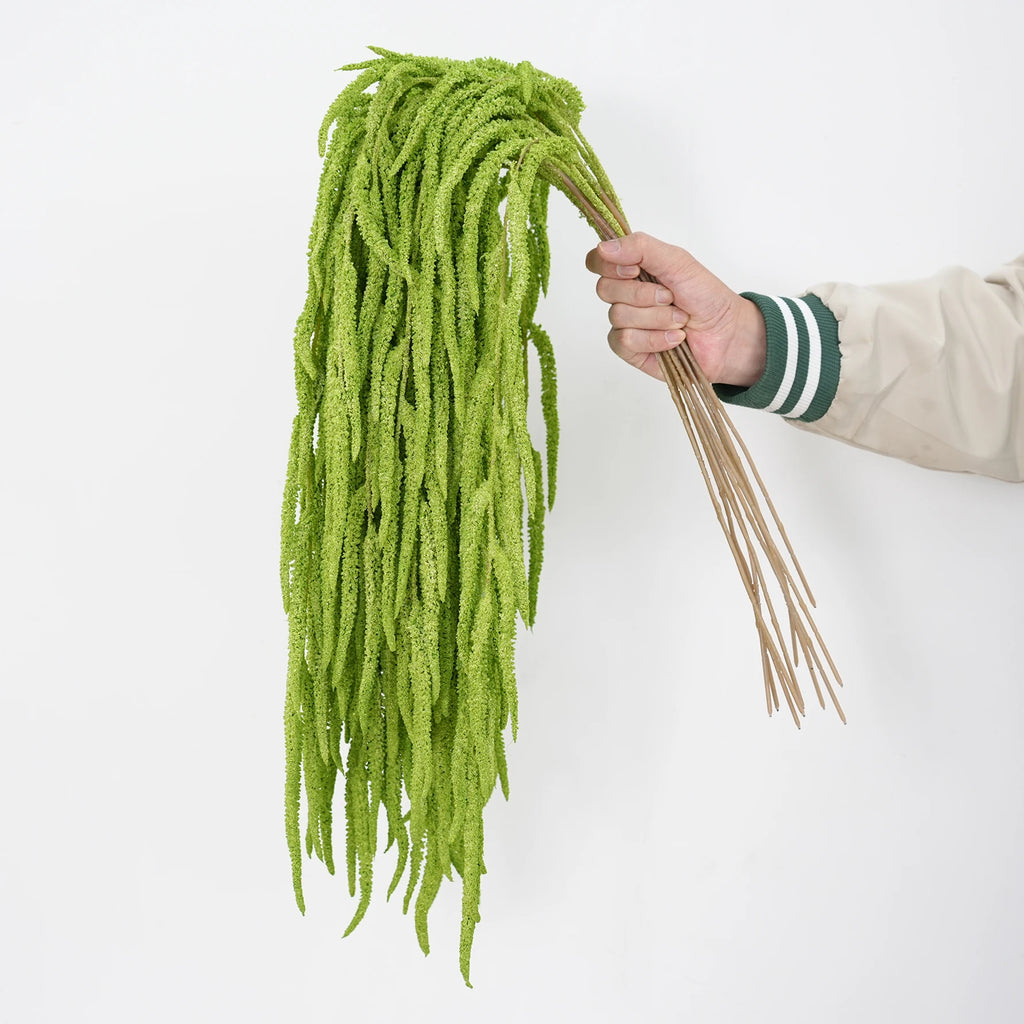 Artificial Green Foxtail Vine – Hanging DIY Floral Grass