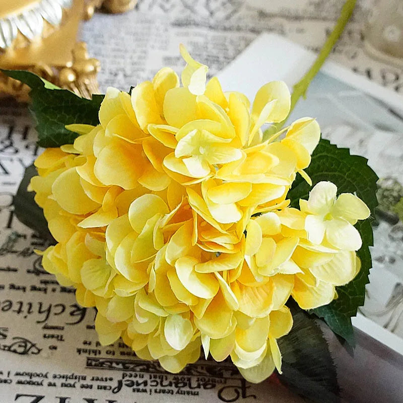 Bulk Artificial Silk Hydrangea Bouquet – Realistic Faux Hydrangea Flowers