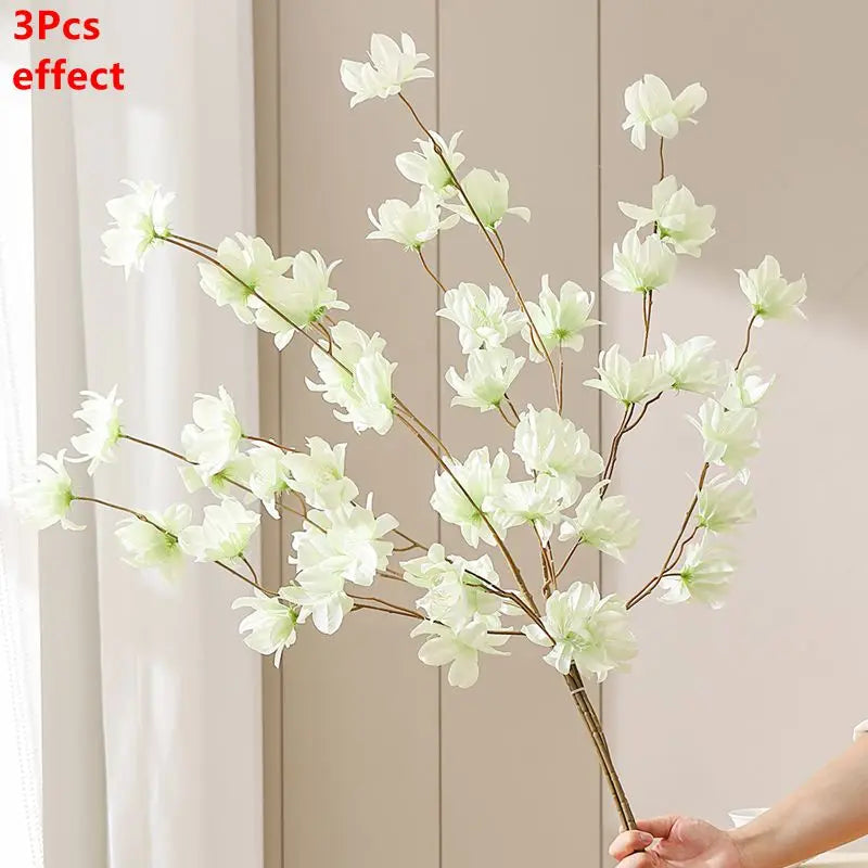 Artificial Sakura Cherry Blossom Bouquet (1/3 PCS) – Silk Cherry Blossom Flowers