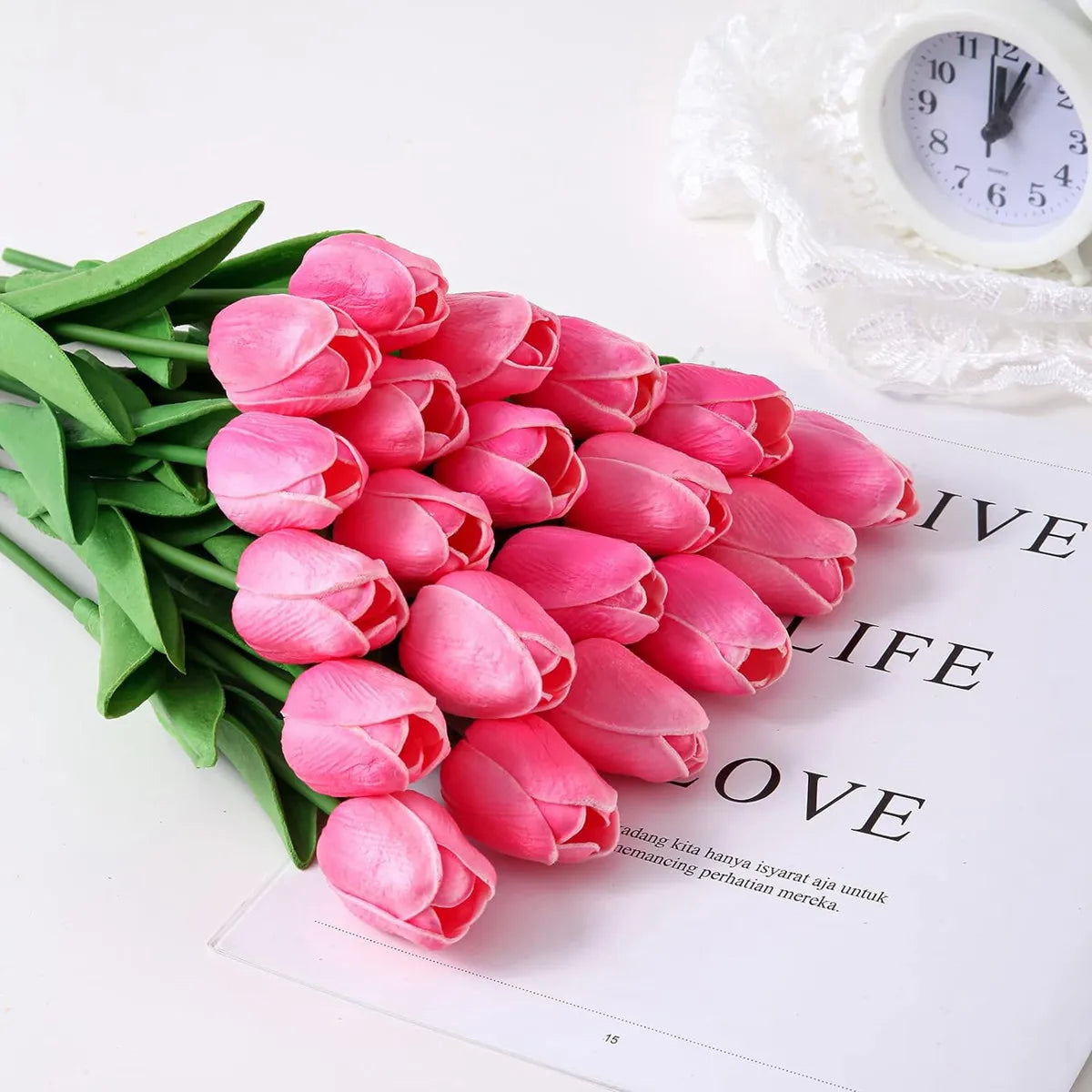 Bulk Artificial Real Touch Tulips – Latex Faux Tulip (10PCS)