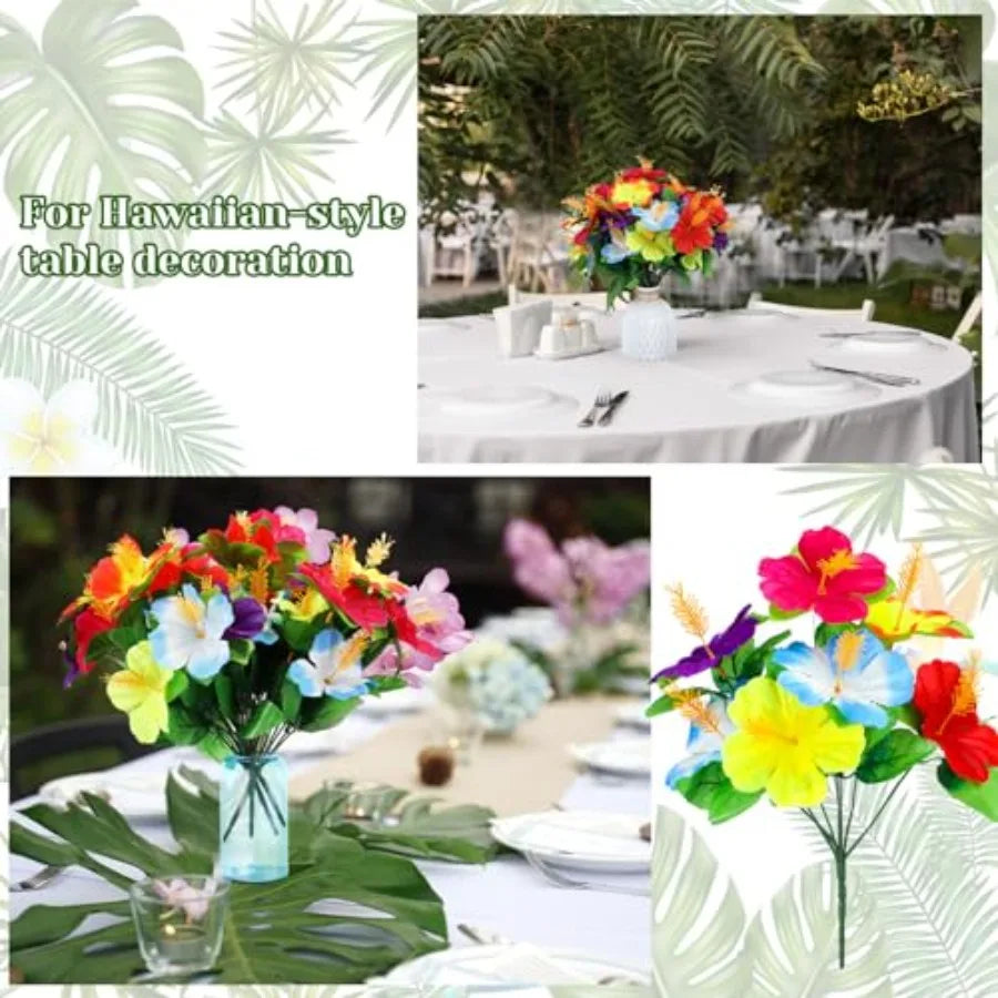 Artificial Hawaiian Hibiscus Bouquet – Tropical Party