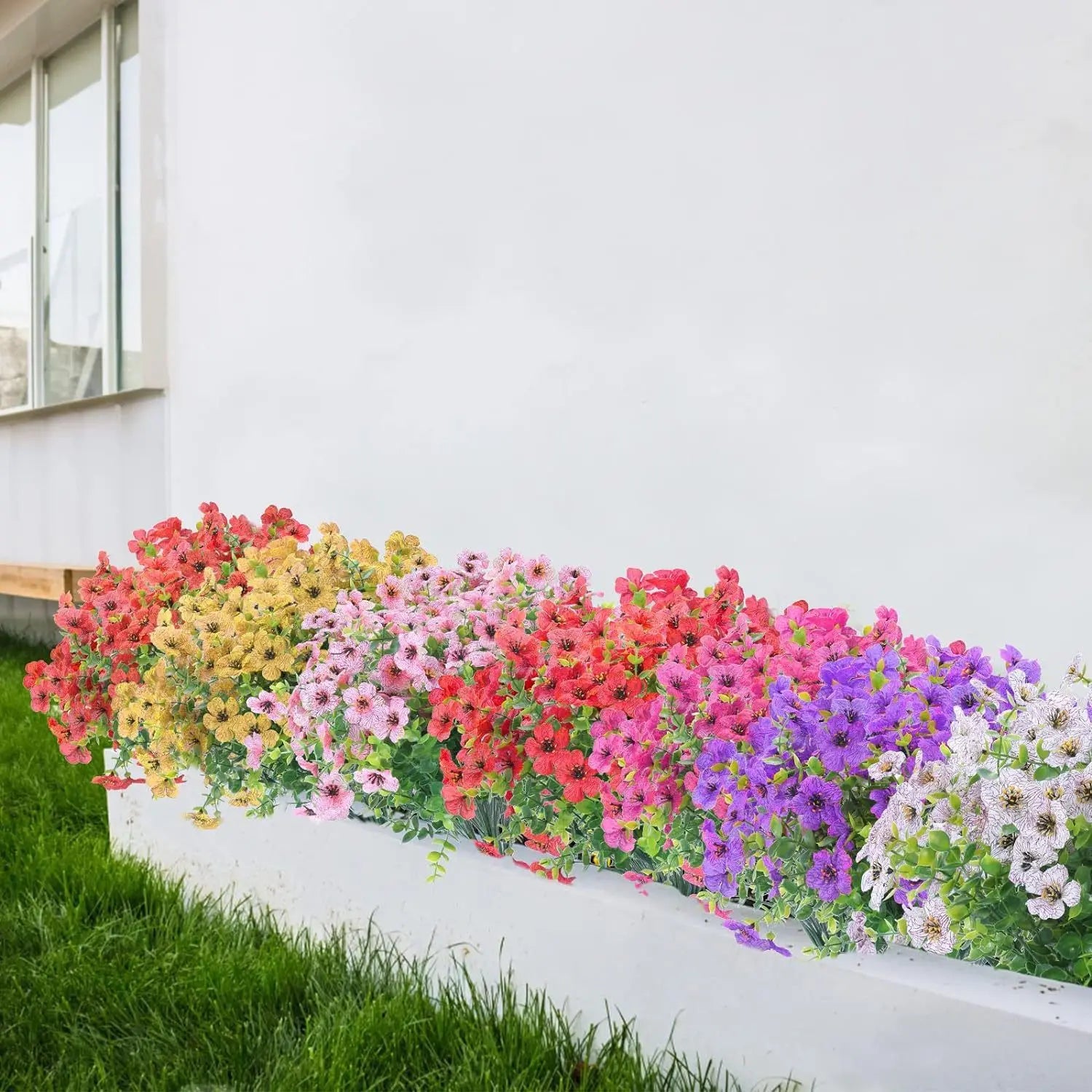 Bulk Artificial Outdoor Daisy Flower – Outdoor Hanging Greenery