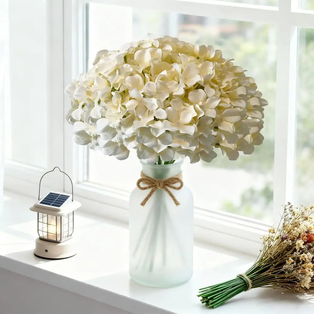 100PCS Artificial Hydrangea Stems – Bulk Faux Flowers