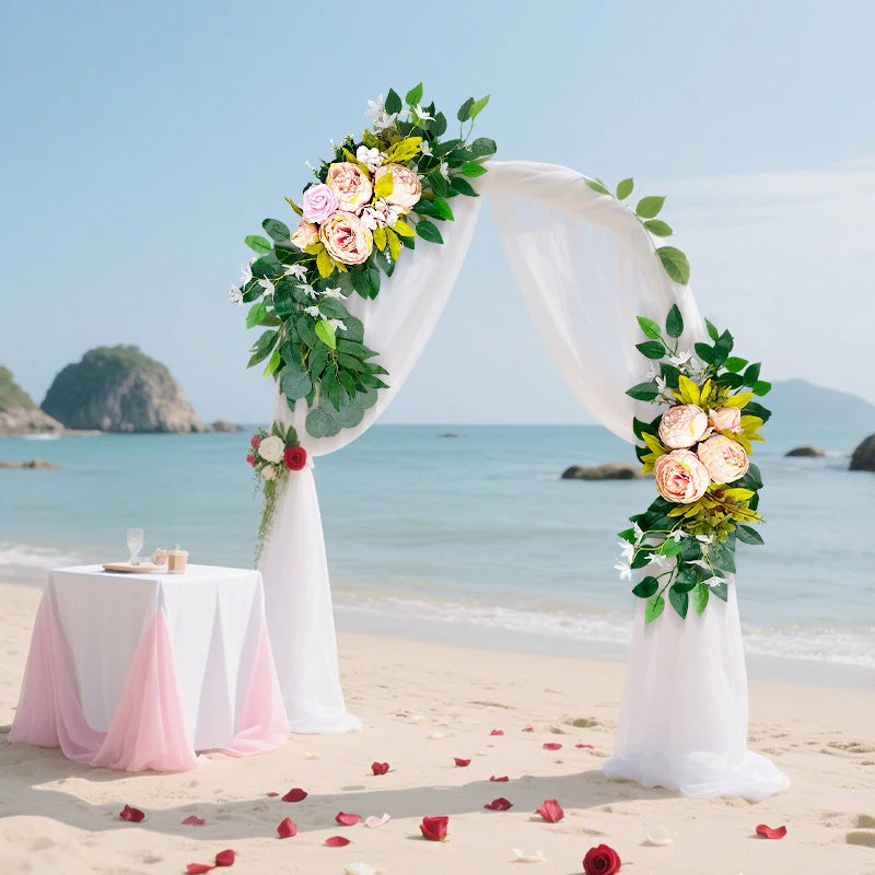 Wedding Arch Flower Kit Bulk – Artificial Flowers for Wedding Sign