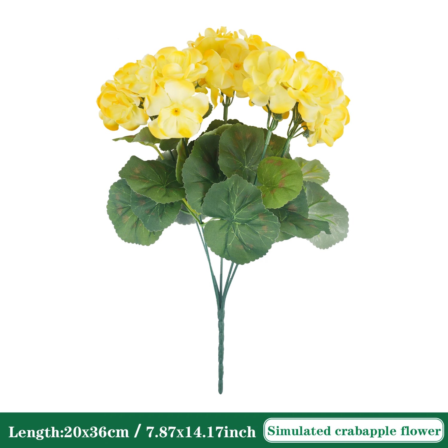Artificial Begonia Silk Bouquet Bulk – 4/6Pcs