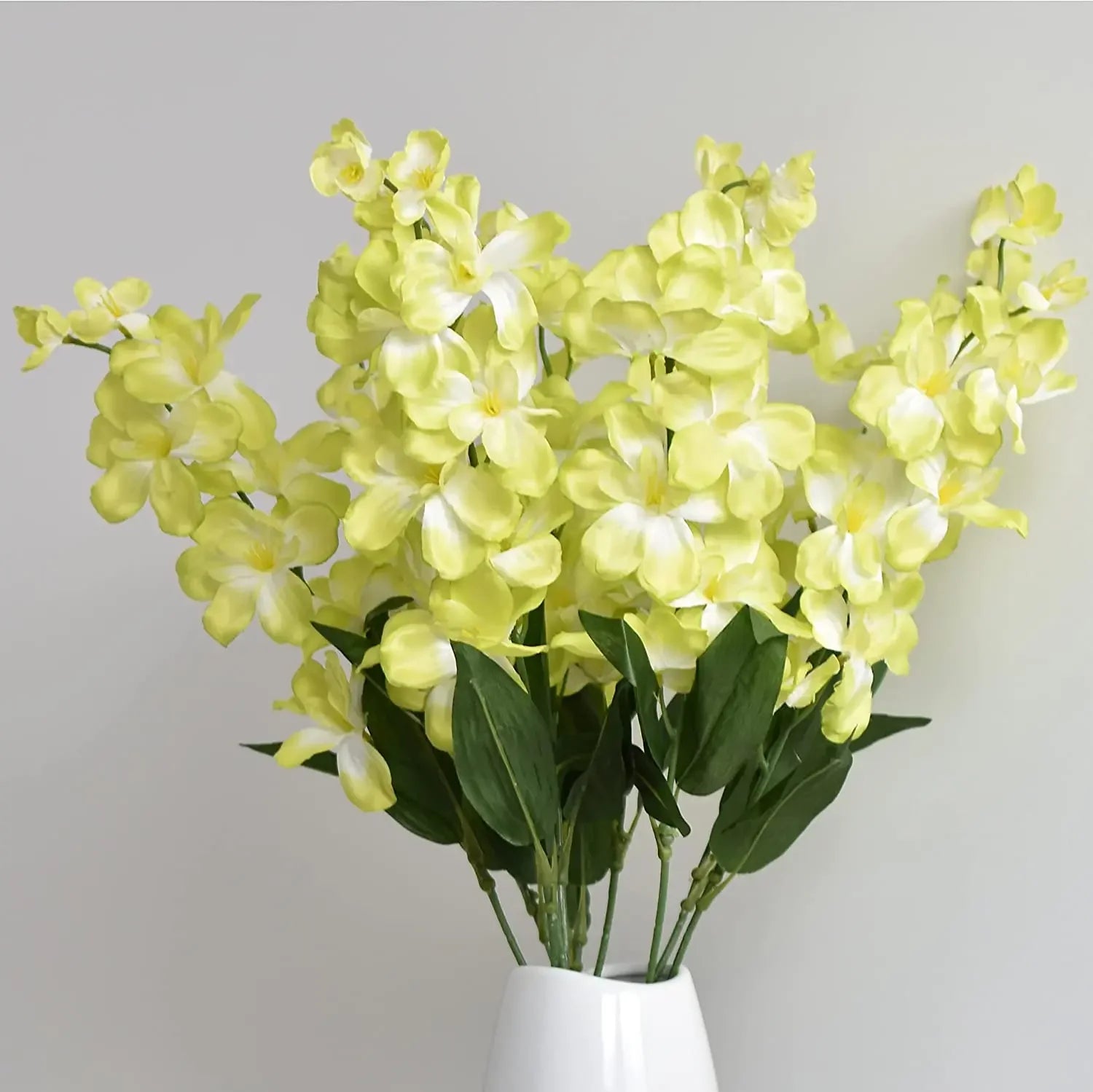 10PCS Artificial Orchid Stems Bulk – Butterfly Orchid Long Stem Faux Flowers