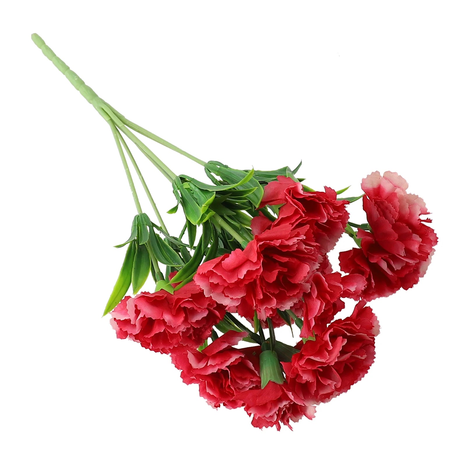 Artificial Red Geranium & Azalea Flower Bush – UV Resistant Silk Faux Outdoor Plants for Garden, Home Decor, Wedding & Event Decoration