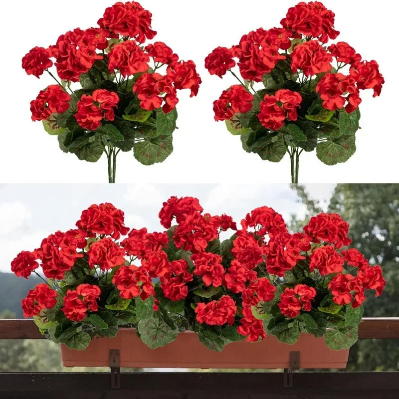 Fake Begonia Flower Plants Bulk – Artificial