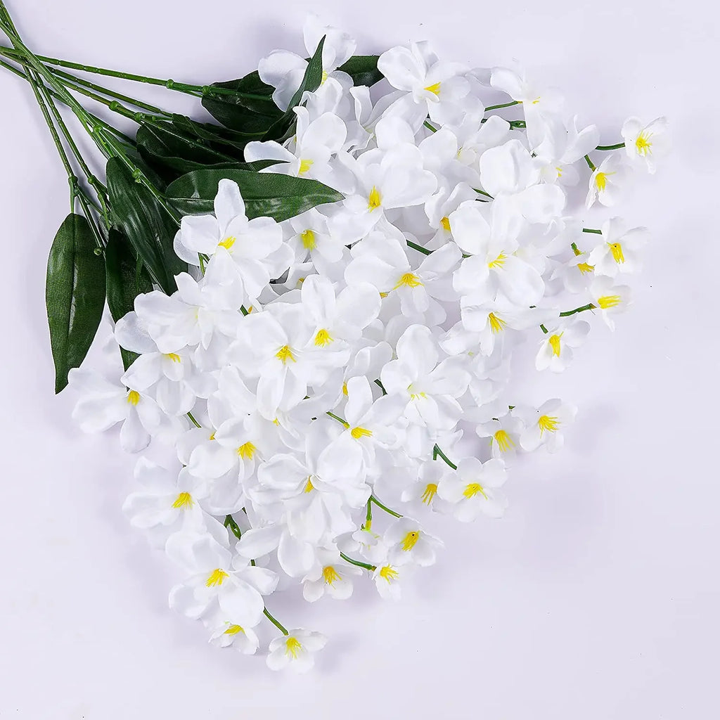 10PCS Artificial Orchid Stems Bulk – Butterfly Orchid Long Stem Faux Flowers