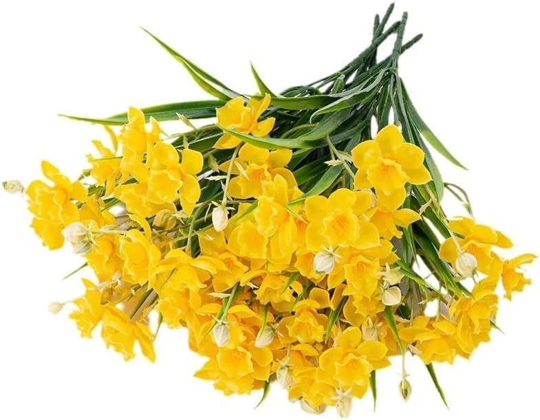 Artificial Narcissus Daffodil Silk Flowers