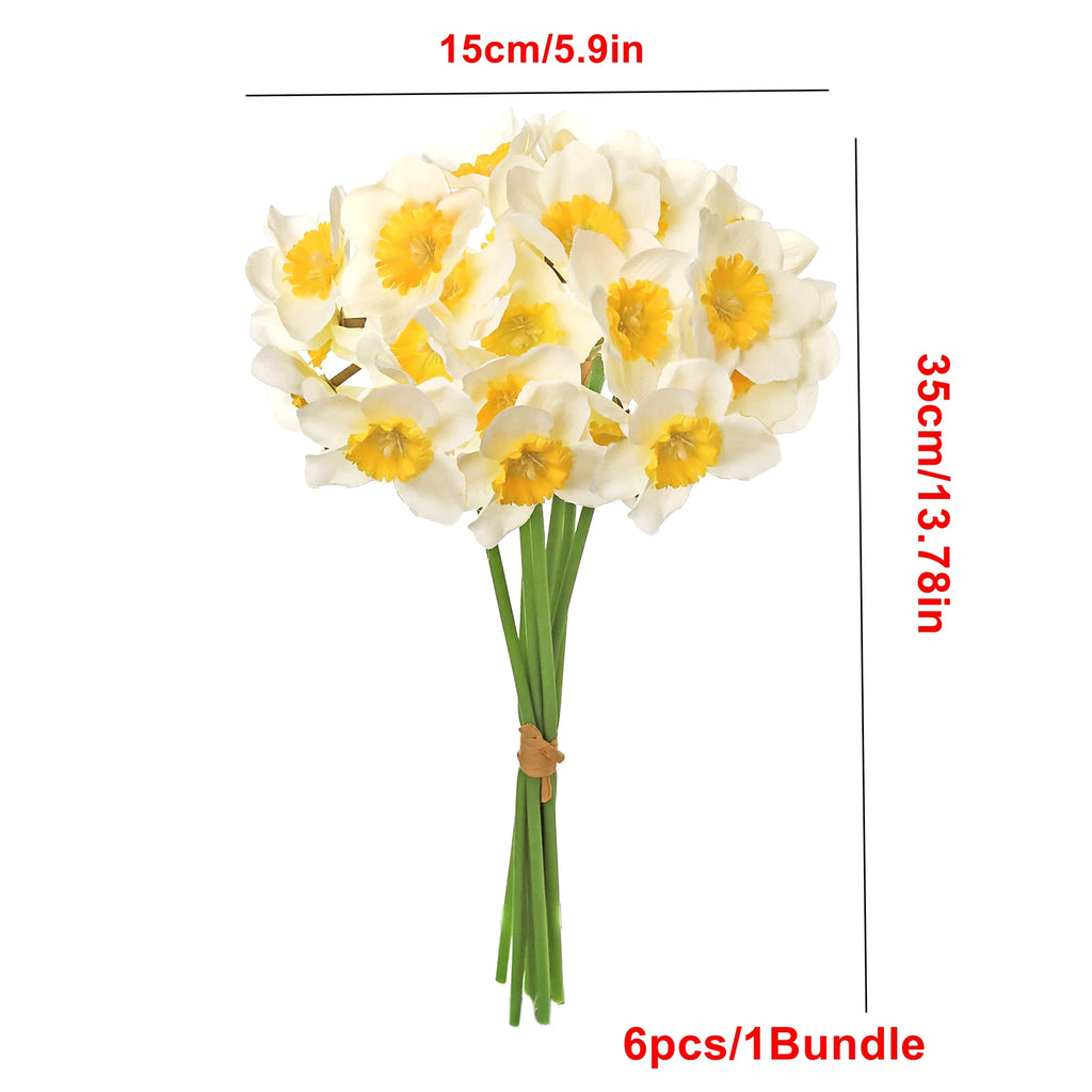 Bulk Artificial Daffodil Stems Silk