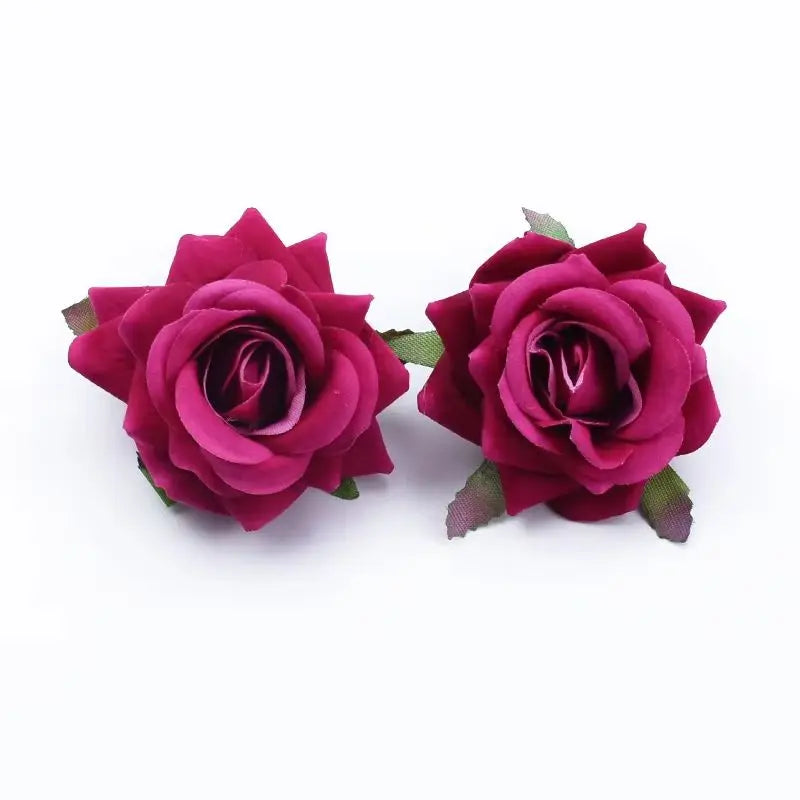100PCS Artificial Silk Rose Heads Bulk – Wedding Flowers