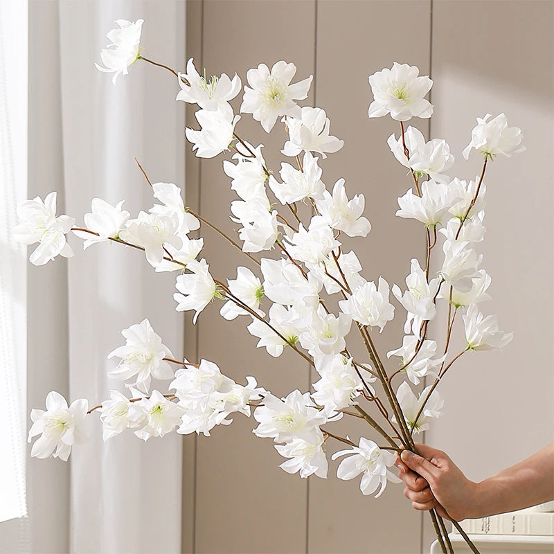 Artificial Sakura Cherry Blossom Bouquet (1/3 PCS) – Silk Cherry Blossom Flowers