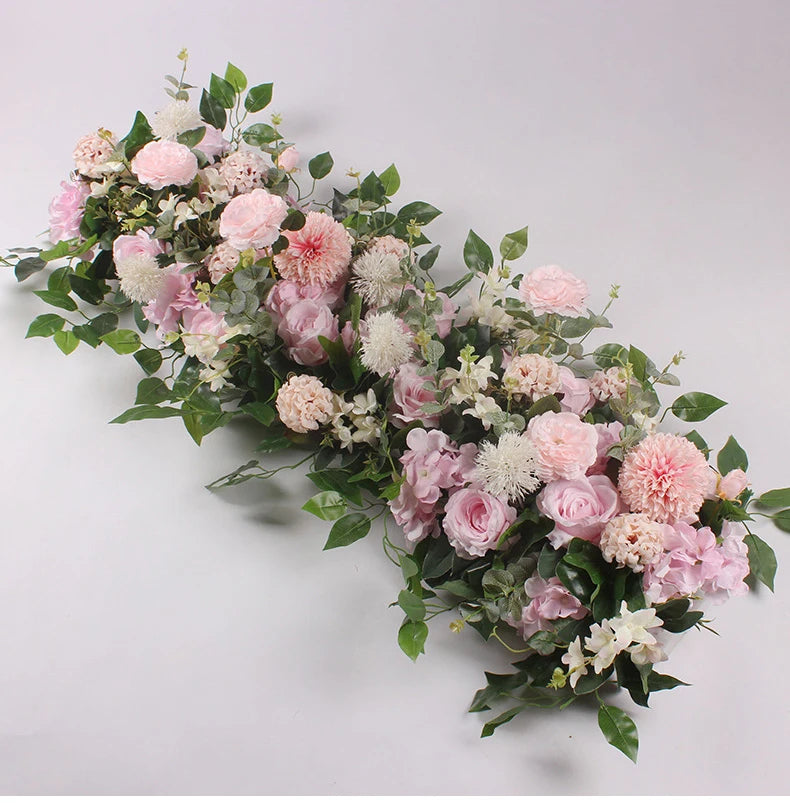 DIY Wedding Flower Wall Backdrop Bulk – Peony Rose Silk Floral Arch Row 50/100cm