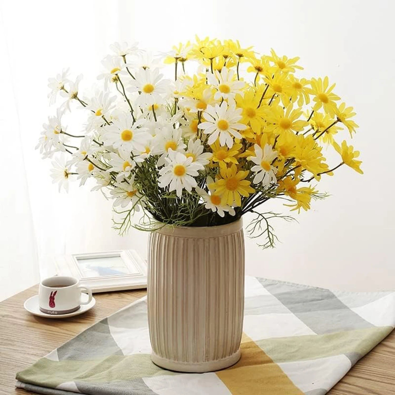 Bulk Artificial Chamomile Daisy Bouquet – 5 Heads