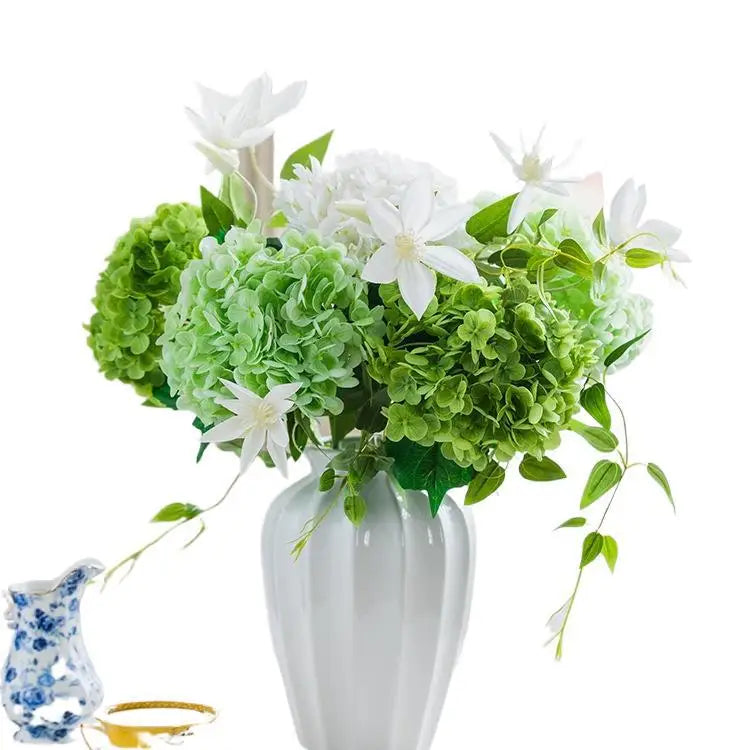 Real Touch Artificial Hydrangea Flowers Bulk – Large Latex Hydrangea Branches