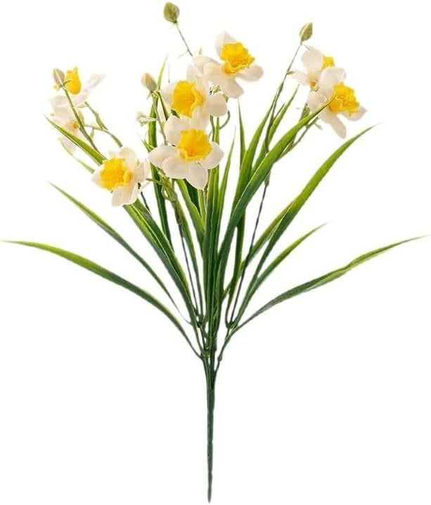 Artificial Narcissus Daffodil Silk Flowers