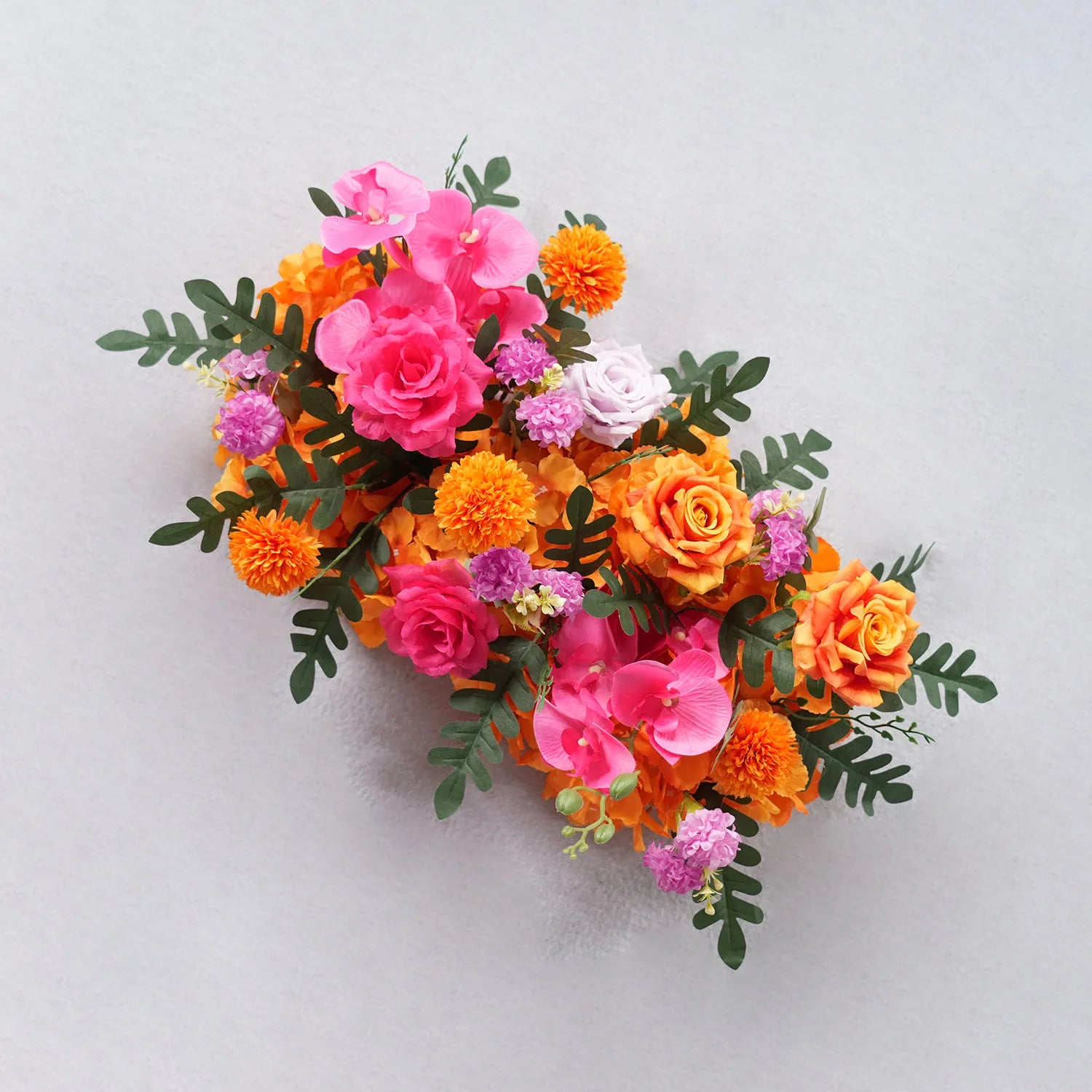 Hot Pink & Orange Wedding Arch Flower Garland- 50CM