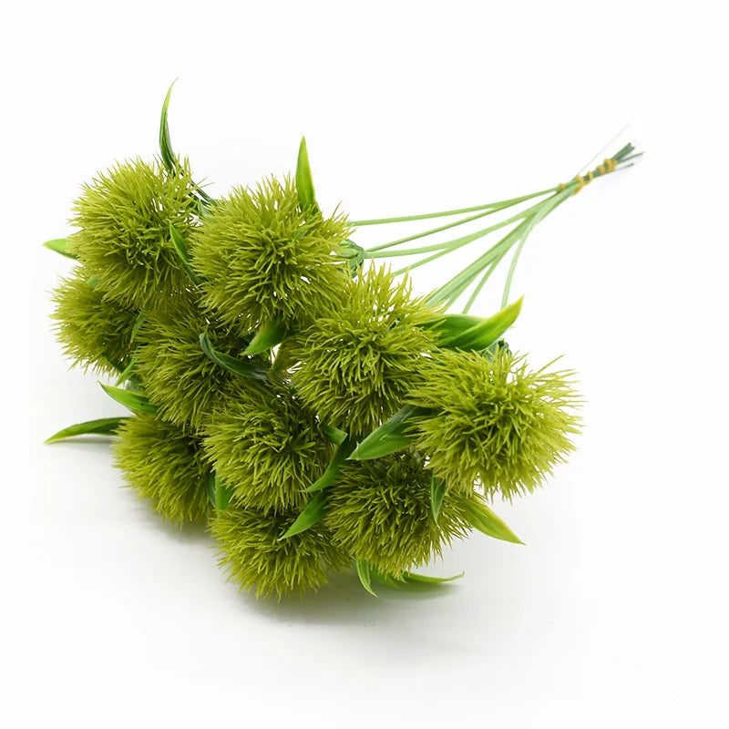 Artificial Dandelion Flowers Bouquet – Realistic Plastic Faux Dandelion Plants