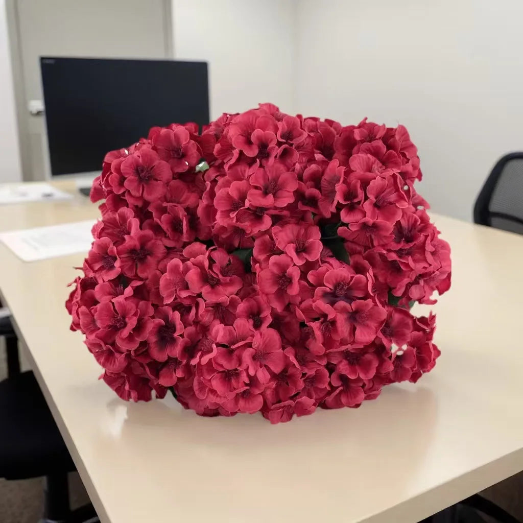 Artificial Geranium and Begonia Flowers Bulk Outdoor