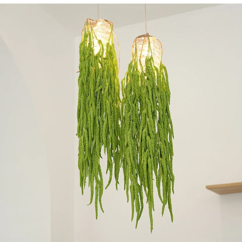 Artificial Green Foxtail Vine – Hanging DIY Floral Grass