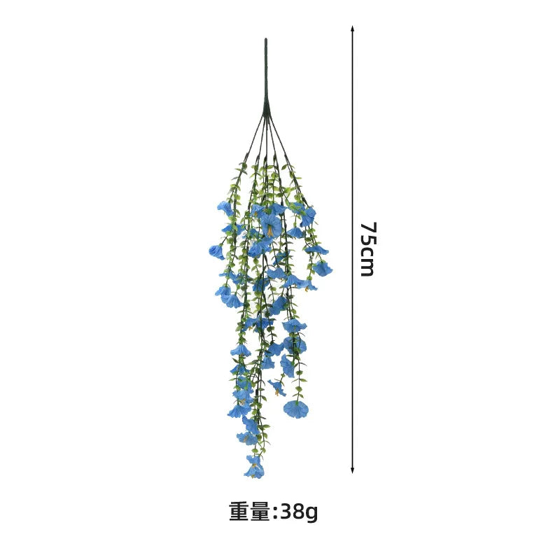 UV-Resistant Artificial Morning Glory Vines