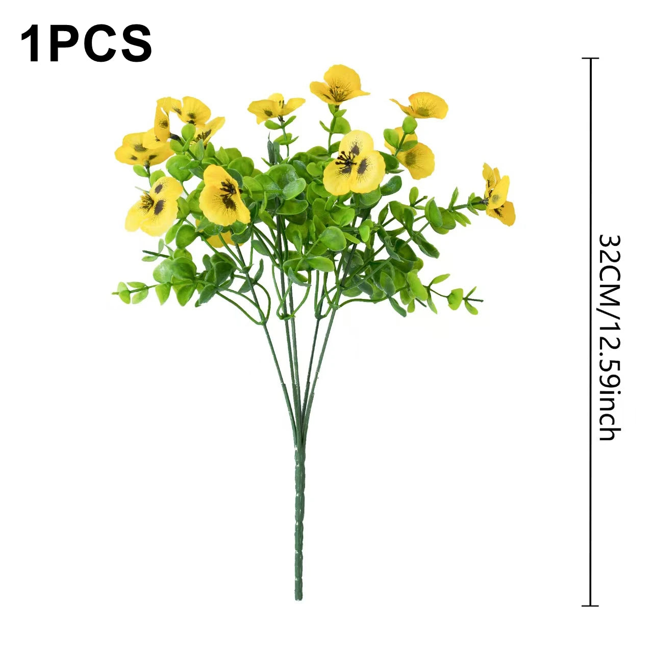 Bulk Artificial Pansy Silk Flower Bouquet