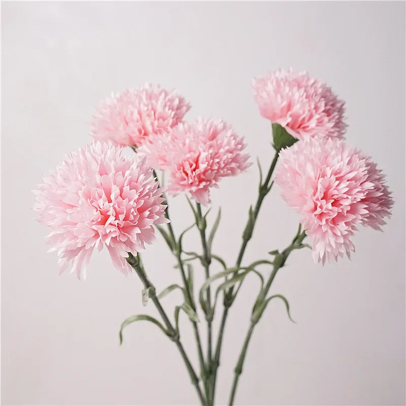 10PCS Real Touch Artificial Carnation Flowers – Latex