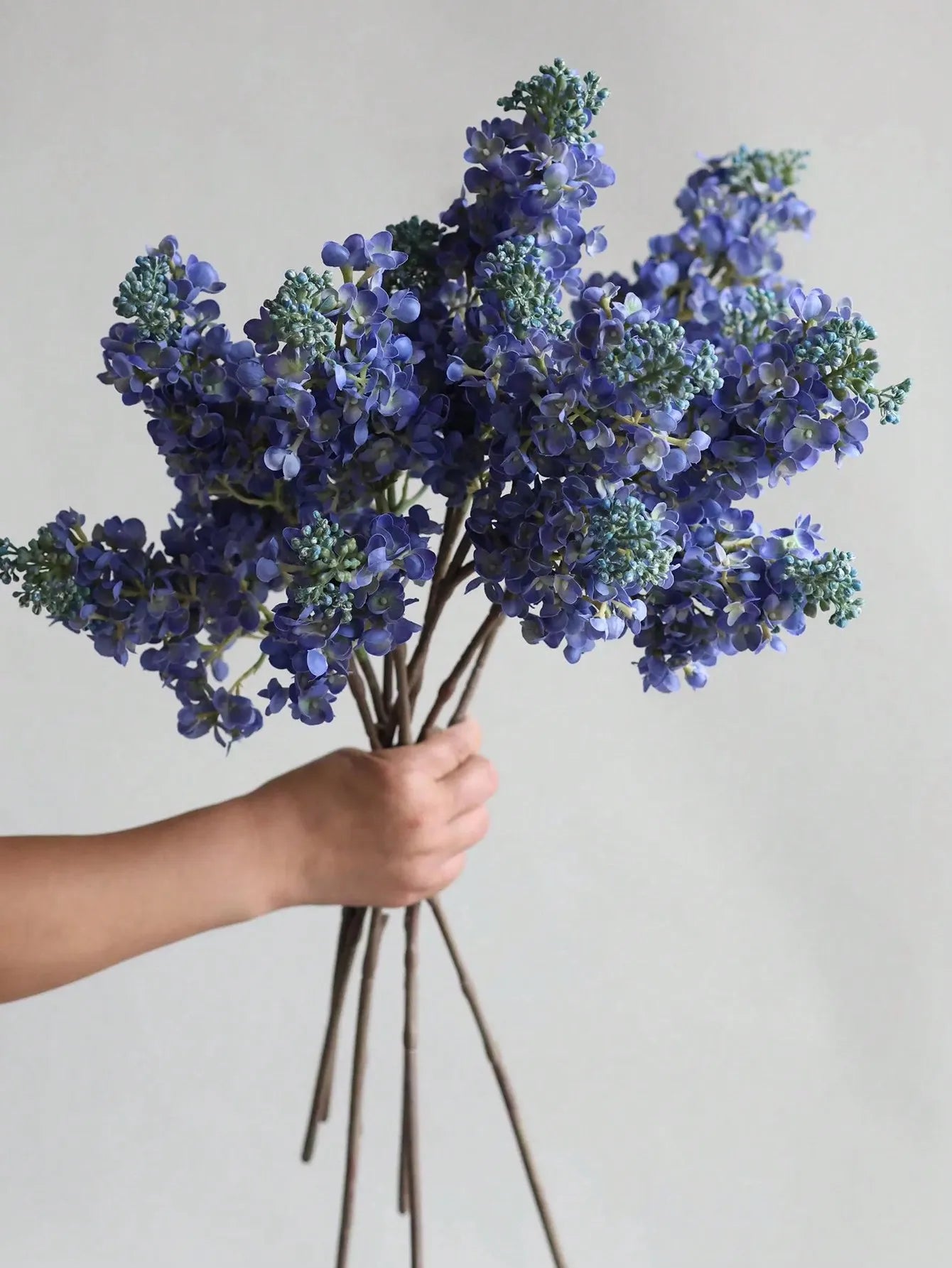 Artificial Purple Lilac Branch – 24.8" Real Touch Flowers