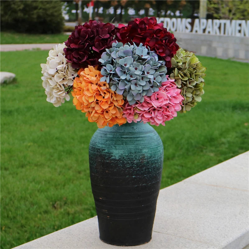 Bulk Artificial Hydrangea Flowers