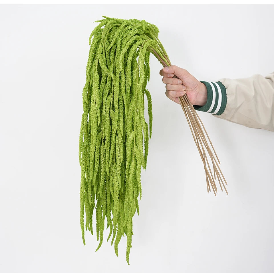 Artificial Green Foxtail Vine – Hanging DIY Floral Grass