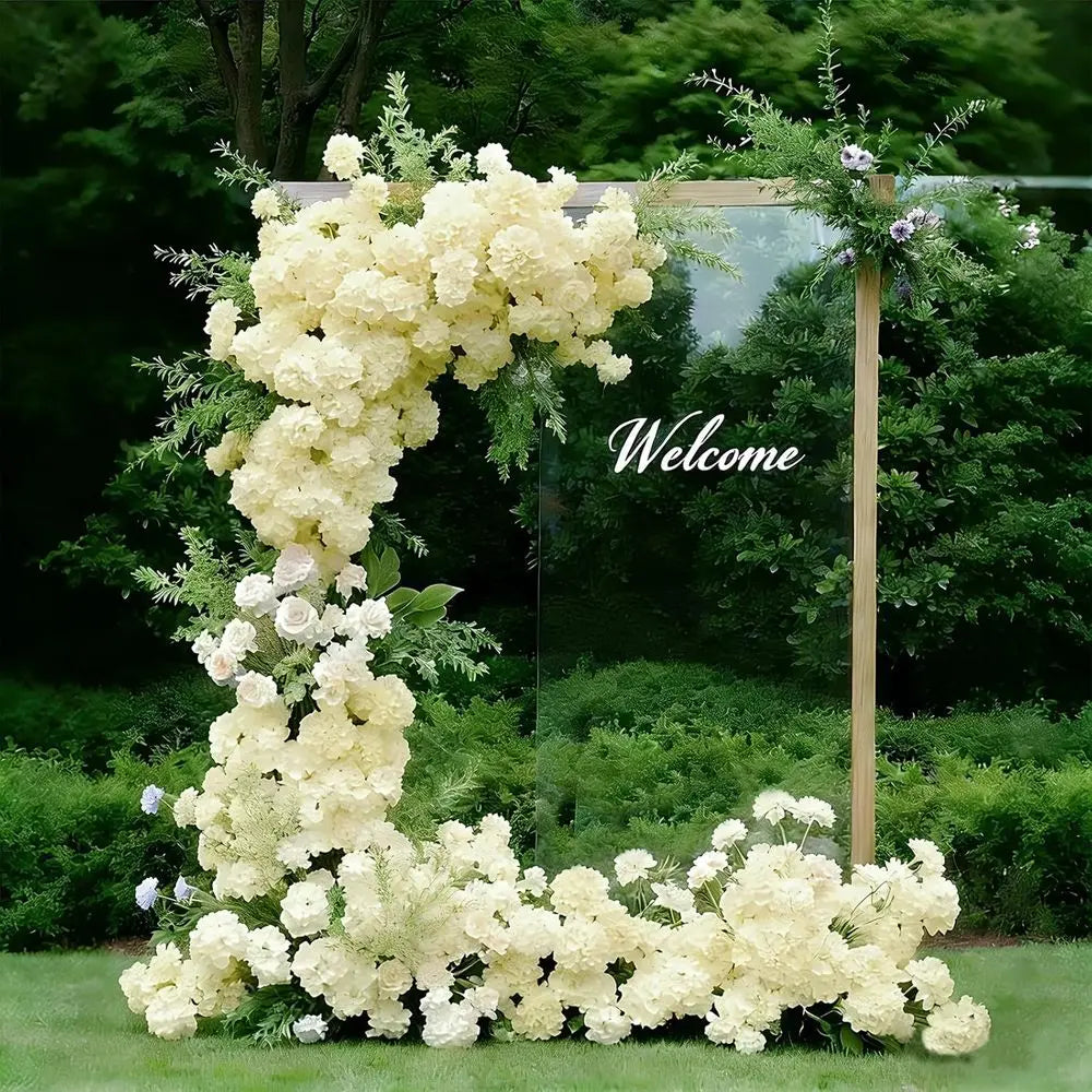 100PCS Artificial Hydrangea Stems – Bulk Faux Flowers