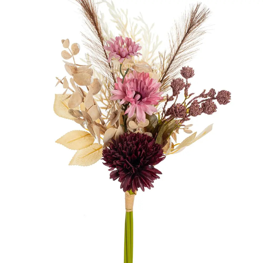 Artificial Chrysanthemum Reed Bouquet