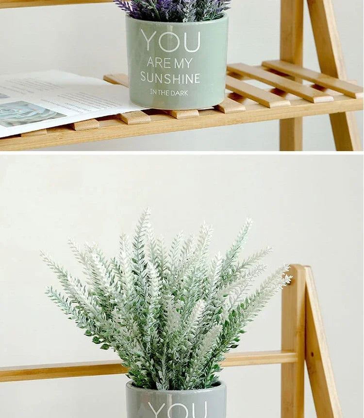Artificial Purple Lavender Flowers – Fake Lavender Stems