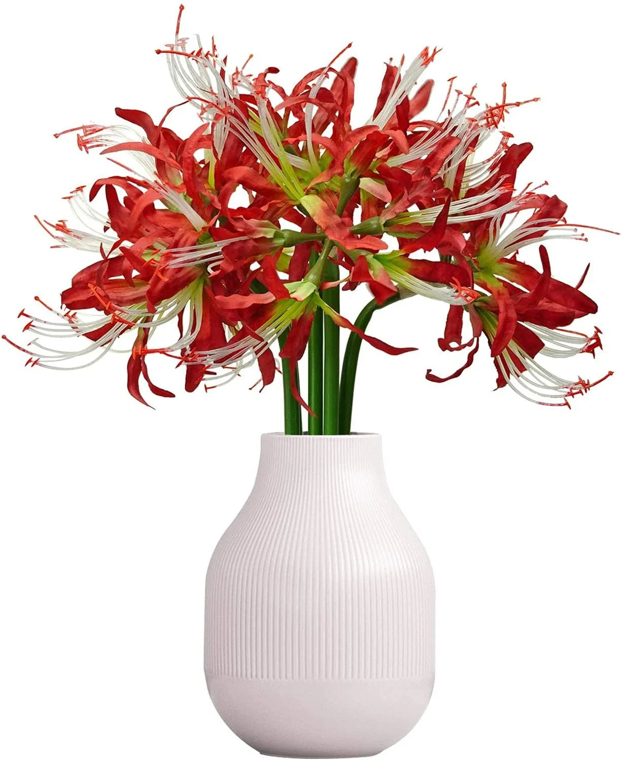 5PCS Real Touch Artificial Spider Lily Flowers Bulk – Lycoris Silk Long Stem Branches