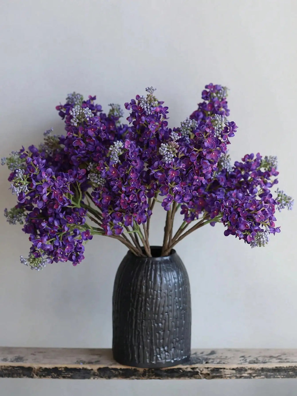 Artificial Purple Lilac Branch – 24.8" Real Touch Flowers