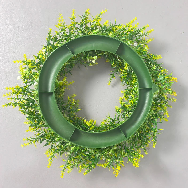 Artificial Lavender Wreath Set – Hanging Lavender Wreaths for Indoor/Outdoor