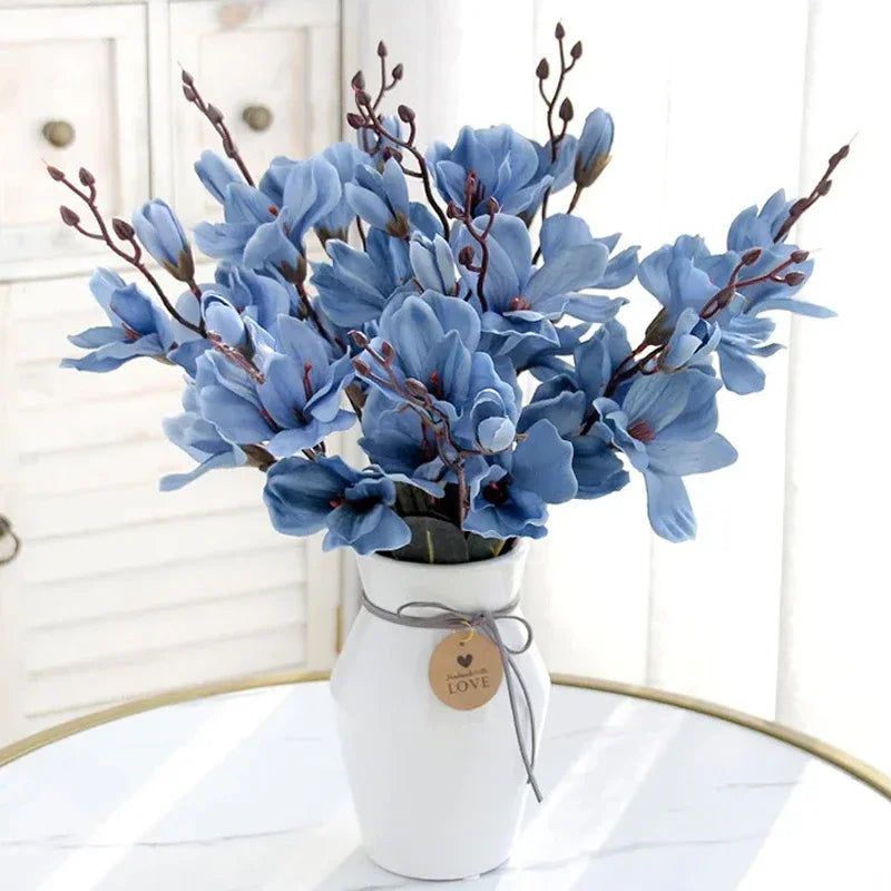 Artificial Magnolia Bouquet – Silk Bridal Wedding Flowers