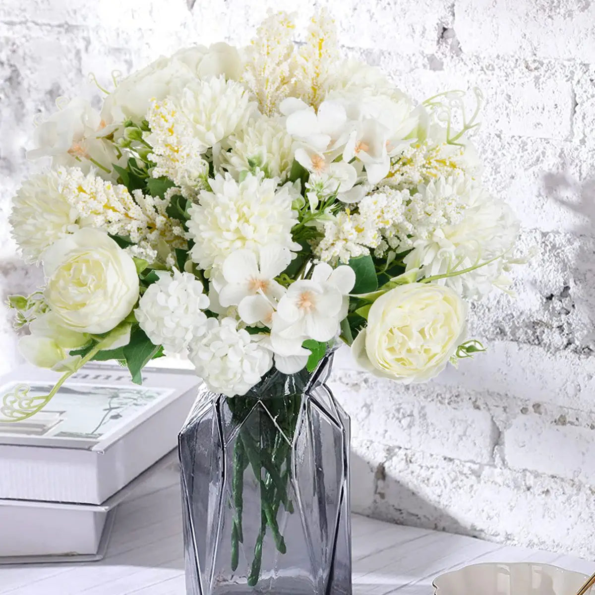 Artificial Peony Bouquet Bulk – Simulated Faux Peony Flower