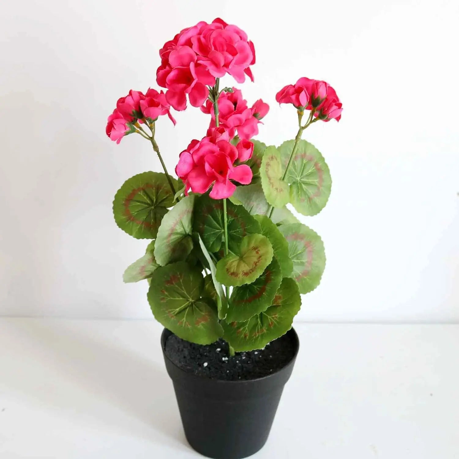 Artificial Geranium Begonia Bulk- Outdoor 4pcs