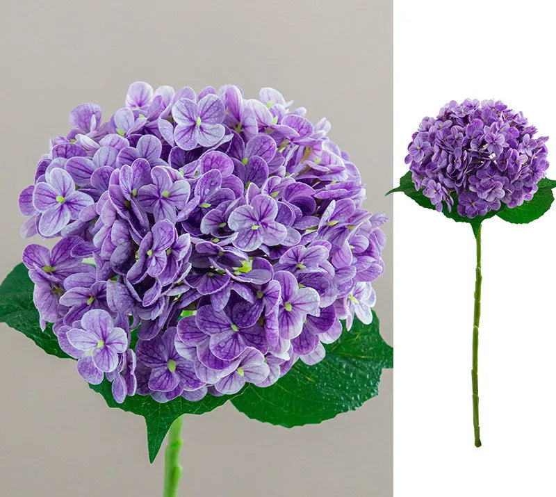 Real Touch Artificial Hydrangea Flowers Bulk – Large Latex Hydrangea Branches