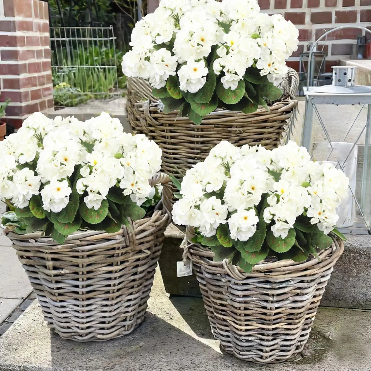 Artificial Begonia Flower Plant Bulk- Outdoor