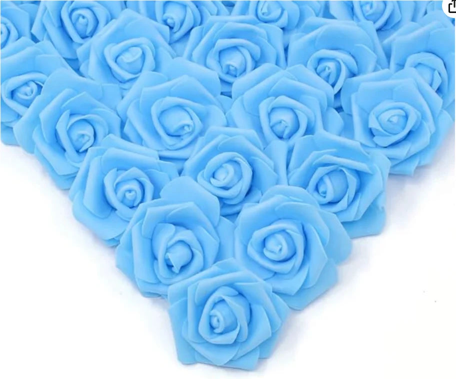 10/20/50PCS Artificial Foam Rose Flowers Bulk – PE Faux Rose Heads