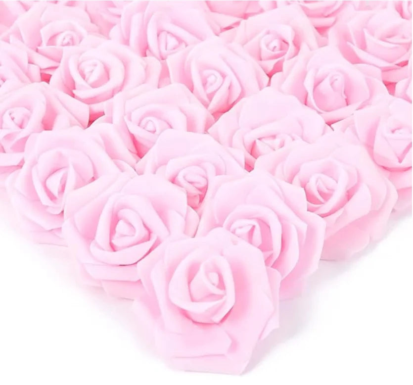 10/20/50PCS Artificial Foam Rose Flowers Bulk – PE Faux Rose Heads